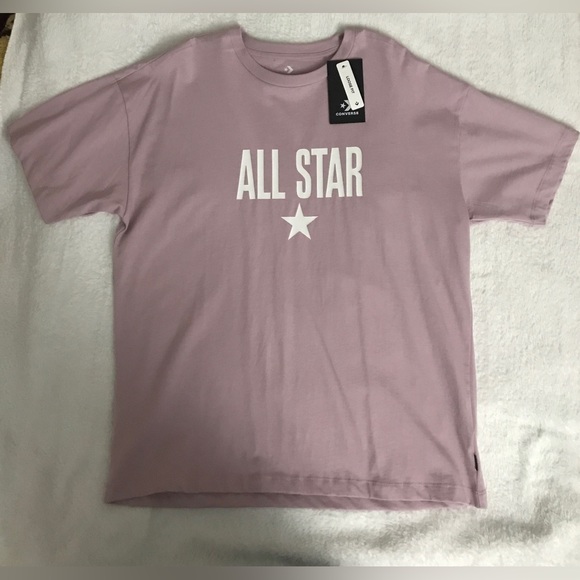 Converse All Star
Loose fit Tee
Color: 66 pink 
Size: Small
NWT - Picture 1 of 4